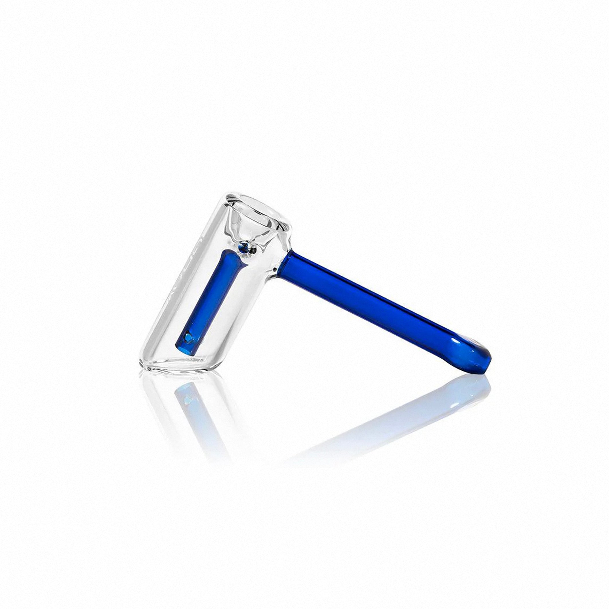 GRAV - Mini Hammer Bubbler - Clear-Blue
