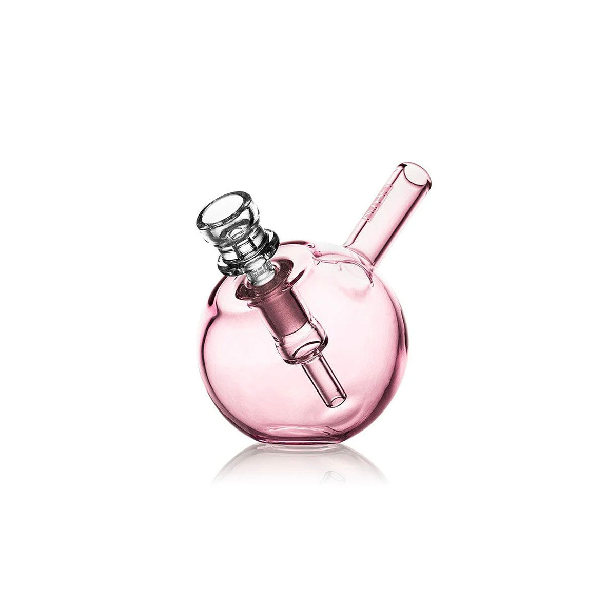 Grav Spherical Bubbler in Pink aus premium borosilikatglas. Ein hochwertiger Bubbler bei etos* für cannabis liebhaber.