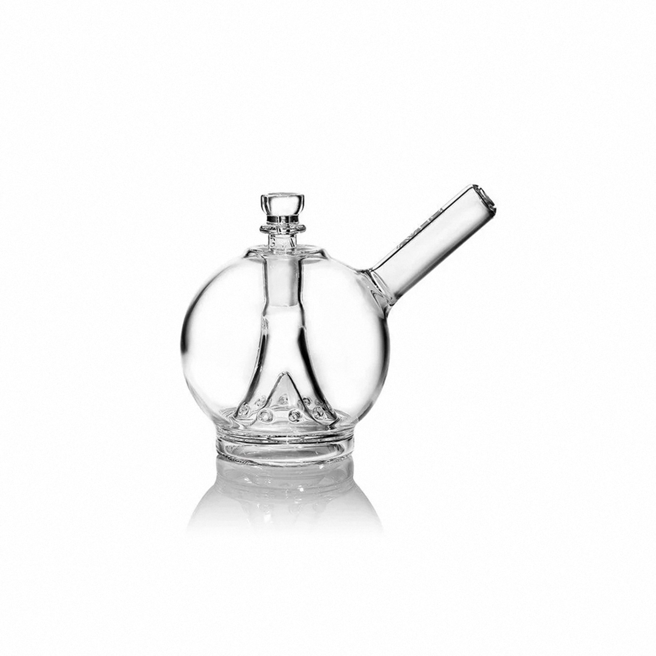 Handliche Limitierte Design Bong aus Glas von GRAV x DGK für Canna