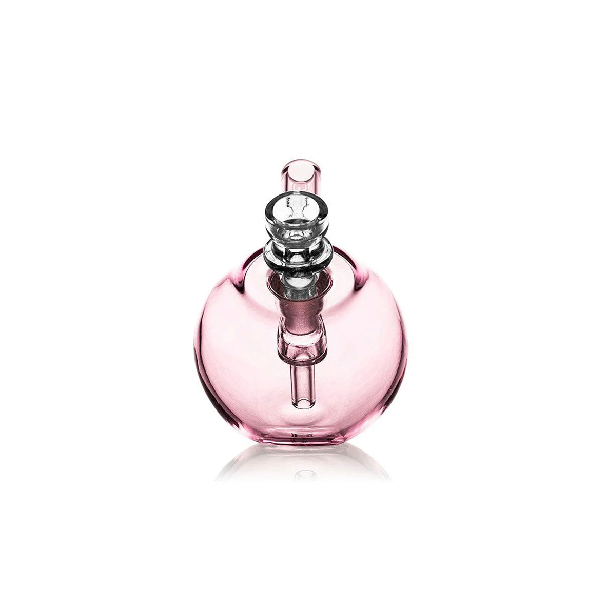 Grav Bubbler Mini für die Tasche undUnterwegs. Der Sphericla Bubbler in Pink aus hochwertigem borosilikatglas. Leicht zu reinigen.