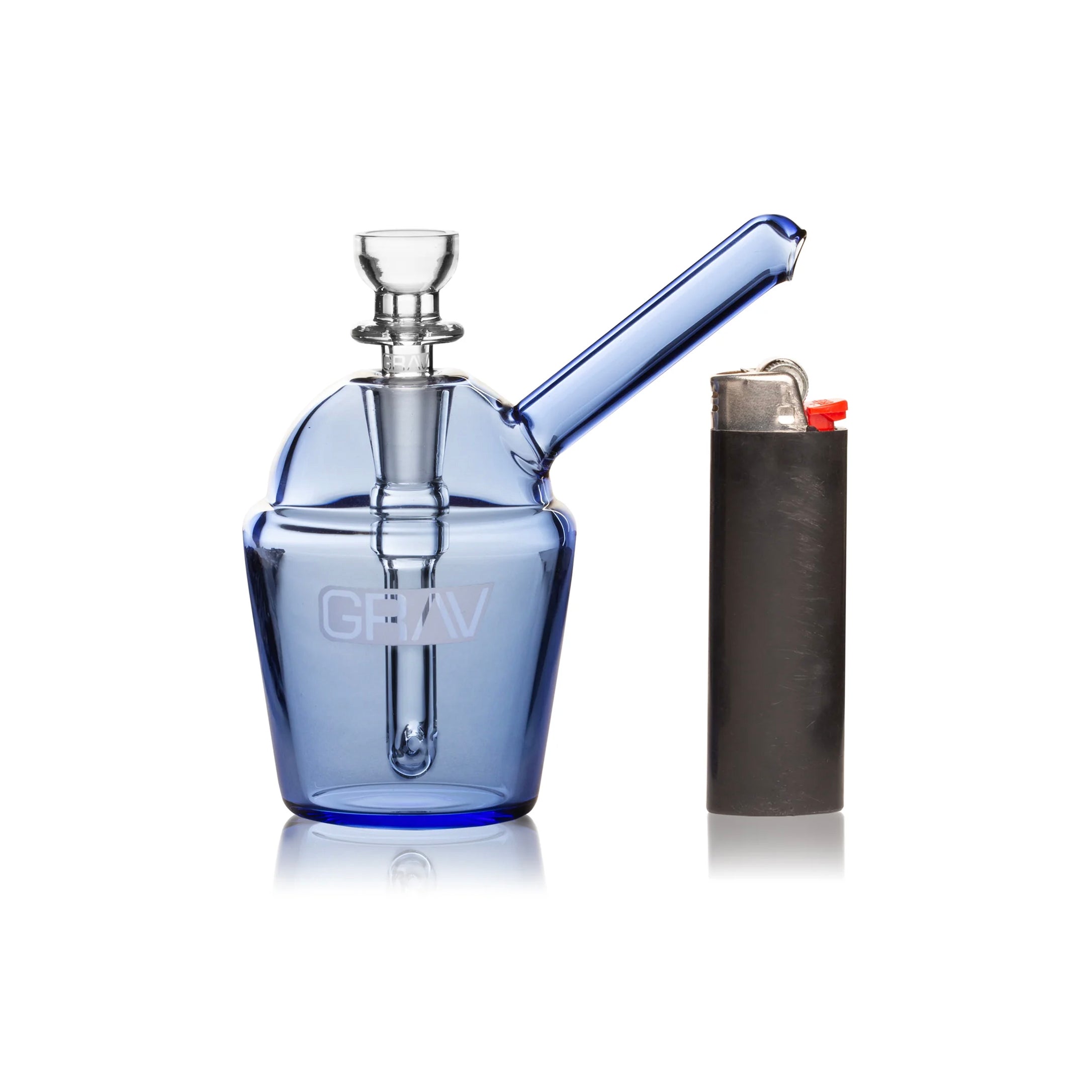 Der Premium Grav Slush Cup Taschen Bubbler - Bong für Cannabis Liebhaber. In der Grav kollektion auf extraordinaryshit.com erhältlich. Die Grav Bubbler für den Canna Lifestyle