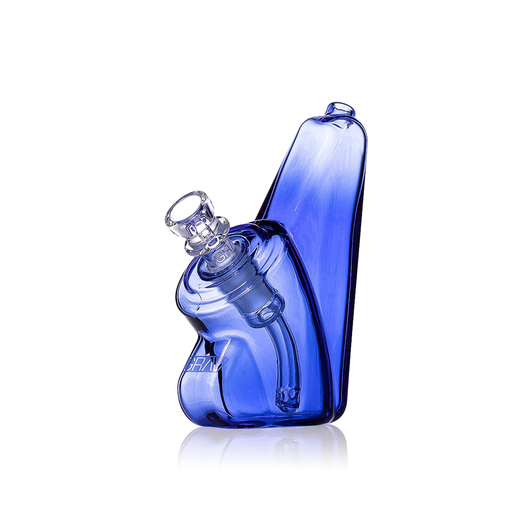 Der Grav Wedge Bubbler in Lichtblau. Eine Bong für cannabis Liebhabber. Zum rauchen von Kräutern und zum dabben geiegnet. Kommt mit einer 14mm Bowl.