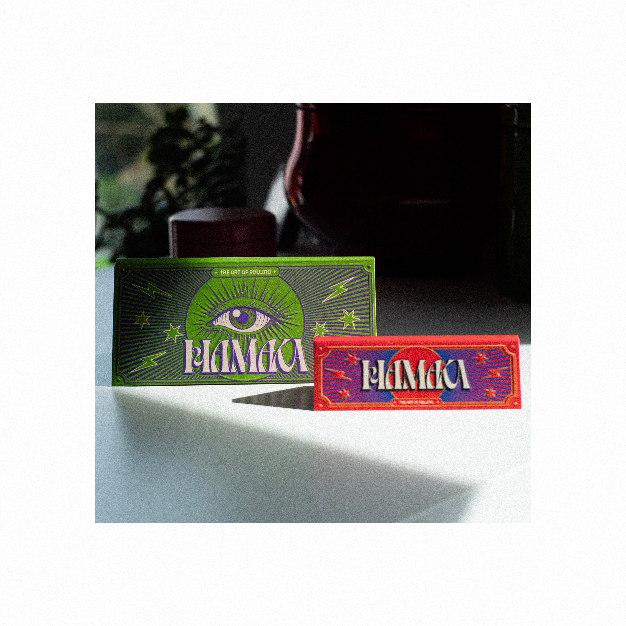  Joint longPapes von Hamaka mit filter tips.  Organische Rolling Papers, Premium joint papers für cannabis jibbets.