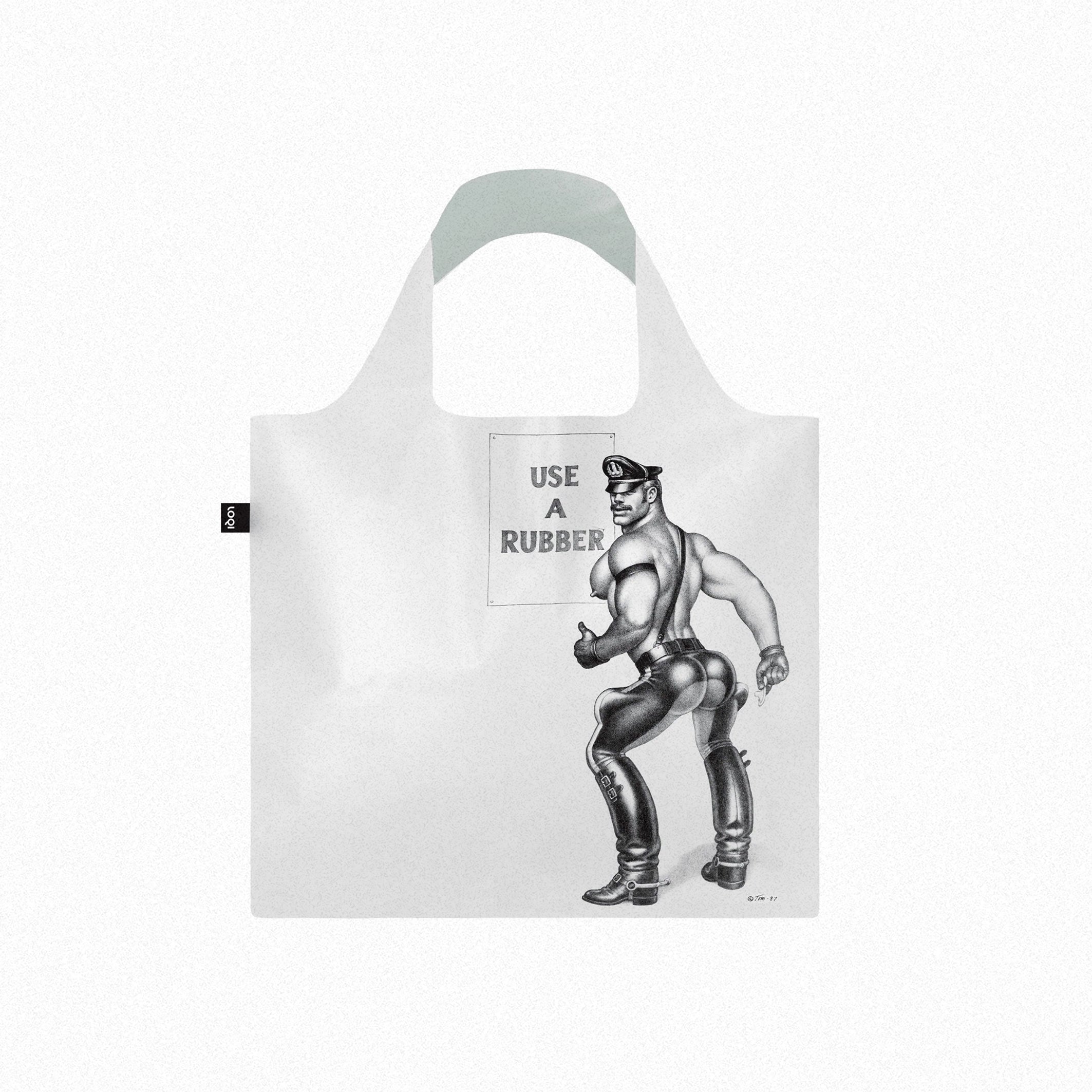 LOQI - Shopper - Tom of Finland - Use a Rubber - www.extraordinaryshit.com