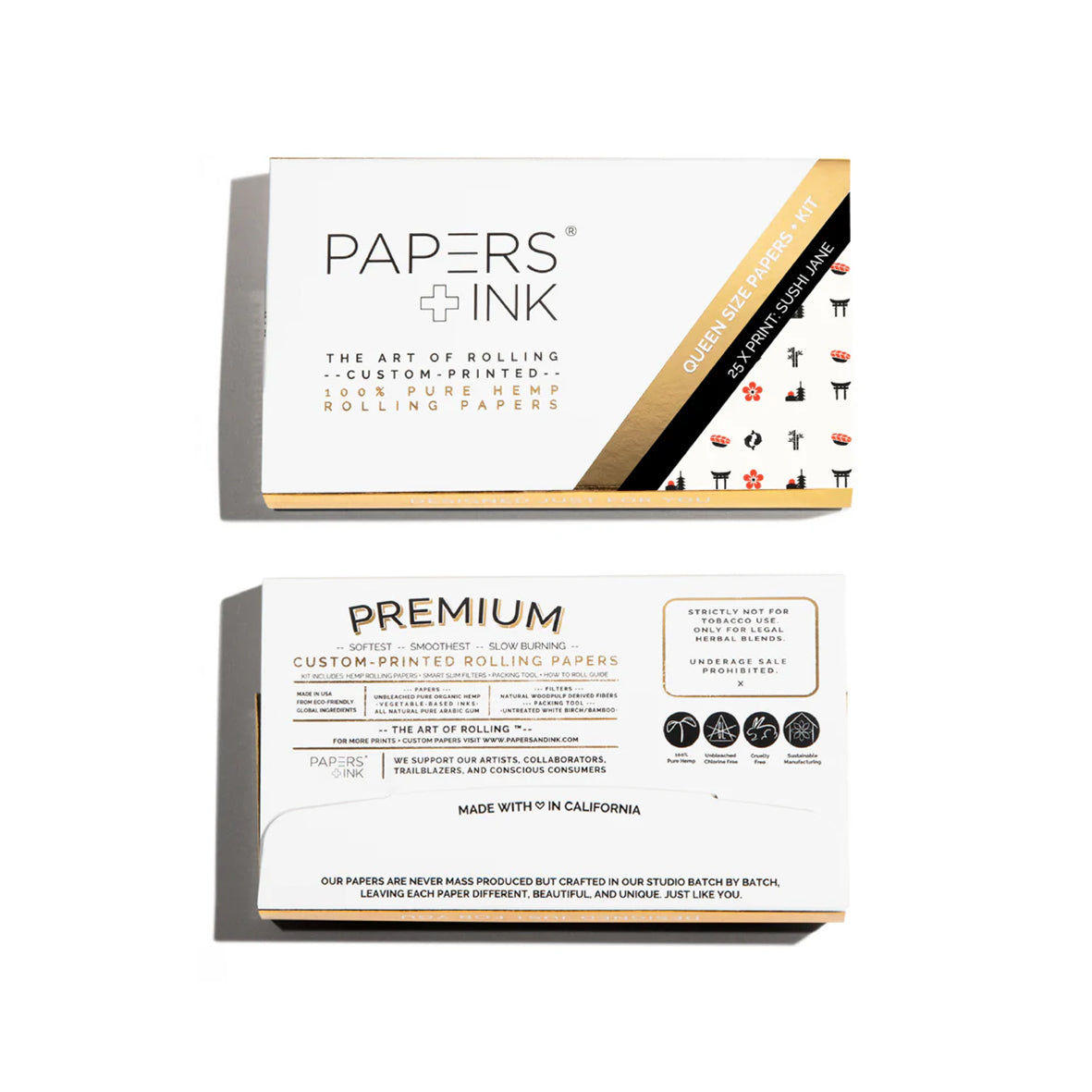 premium full kit mit tips und drehanleitung für super joints. vegane papers für cannbisliebhaber zum selberdrehen von bunten joints mit vegan bedruckten papers von papers&Ink.