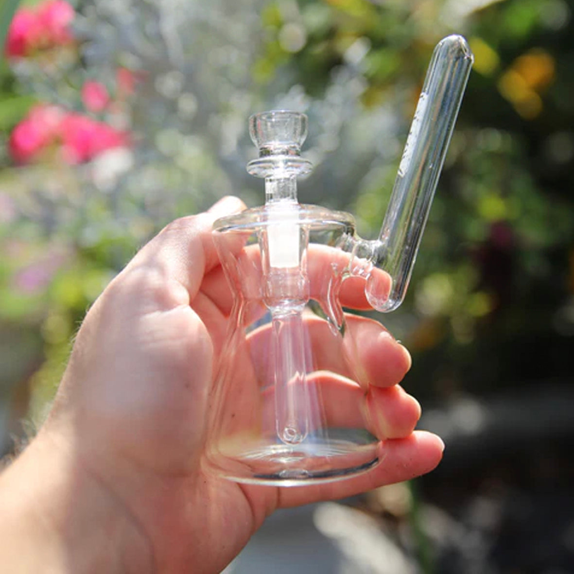 GRAV - Hourglass Taschen Bubbler - Bong - Smoke