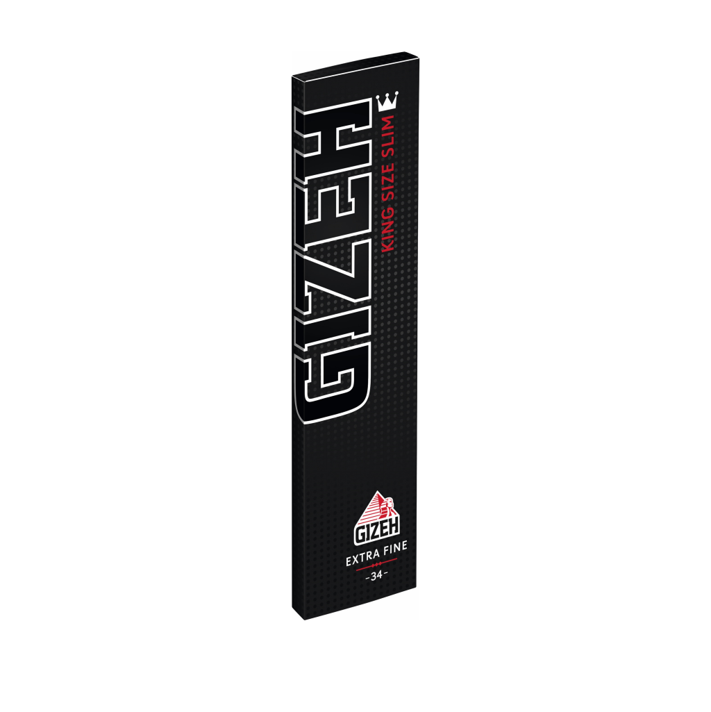 GIZEH BLACK® King Size Slim – Frontalansicht des einzelnen Booklets mit Magnetverschluss