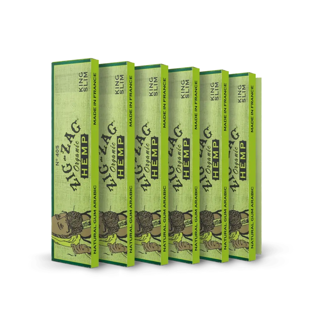 6x Organic Hanf Papers King Slim